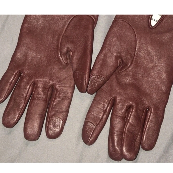 Coach Sheep Wool Lined Gloves - Picture 5 of 14